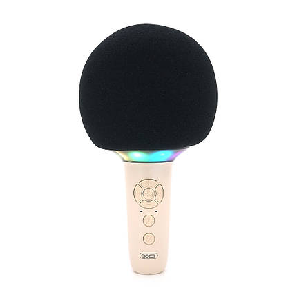 Мікрофон бездротовий XO-BE50, RGB Led, White, BOX, фото 1