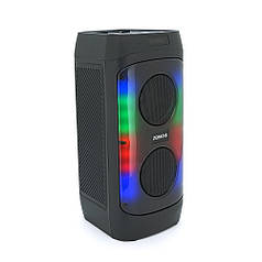 Акустична система з підсвіткою ZQS4246, 2*15W, вбудований акум 3600mAh, живлення від USB-кабелю, Black, Box