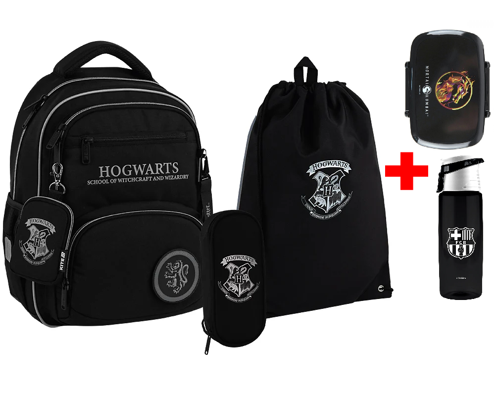 Шкільний набір Kite Education Harry Potter SET_HP25-773M (рюкзак, пенал, сумка), фото 1