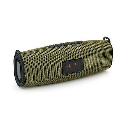 Колонка DH7+Display Bluetooth 4.1 до 10m, 1х3W, 4Ω, 400mAh, ≥90dB, TF card/USB, ремень, DC 5V, Green, фото 1