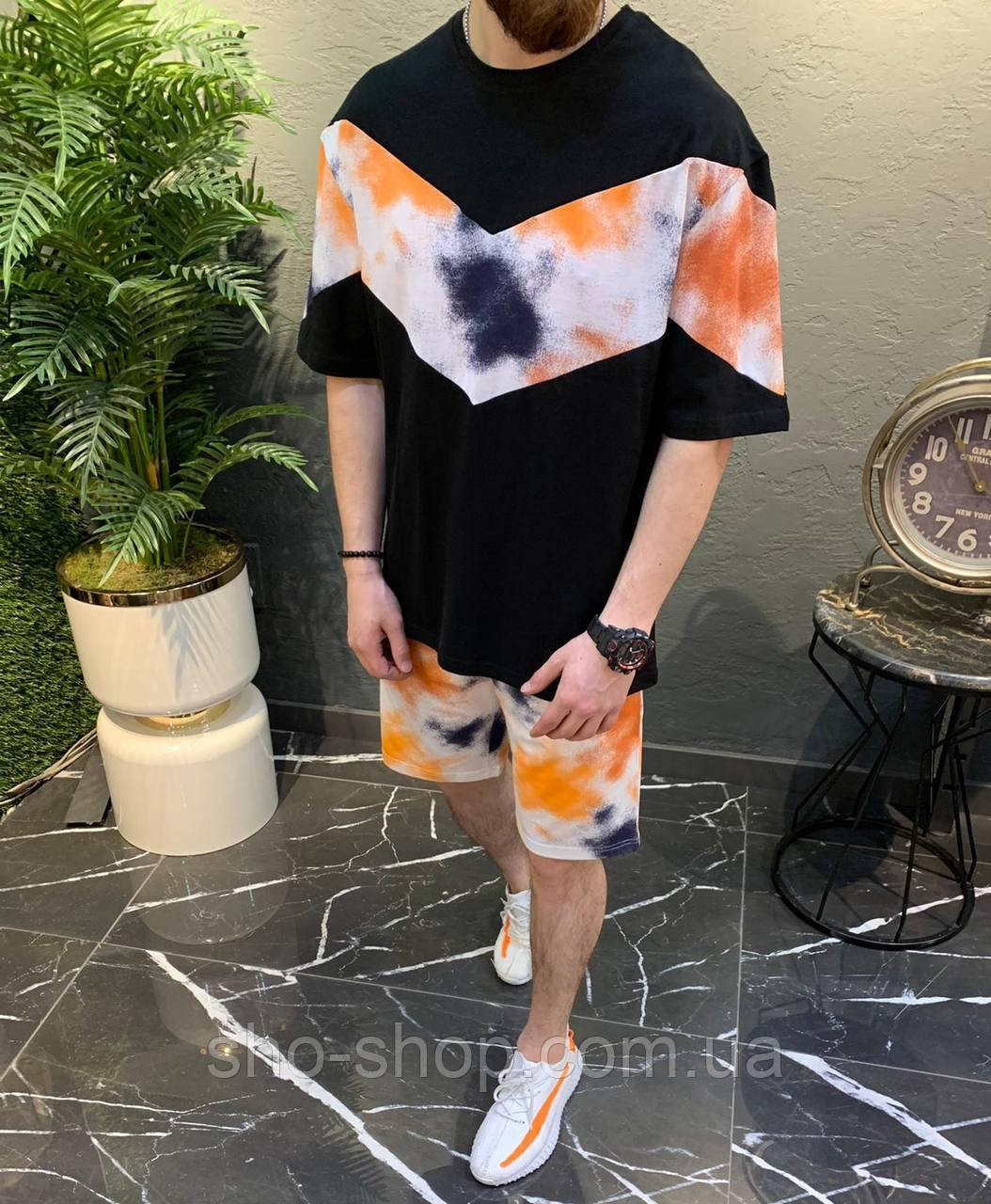 Чоловічий літній спортивний костюм Комплект мужской комплект на лето Турция, фото 1