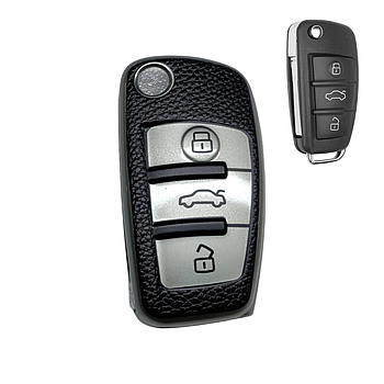 Чохол для ключа Audi сірий