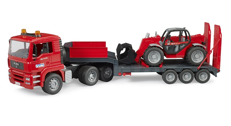 Набір іграшковий.Тягач MAN TGA з причепом та телесопічний навантажувач Manitou MLT 633