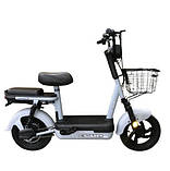 Скутер на акумуляторі двоколісний для дорослих і підлітків Crosser Mini 48V/12AH/450W 30 км/год Сірий, фото 2