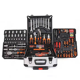 Набір інструментів RIAS W153-3 у валізі 187 предметів Silver (3_06392)