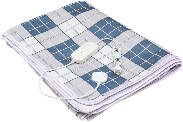 Електродеяло Warm Home NS-IB6 2 температурних режиму 160x120 см Grey-Blue (3_06395)