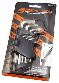 Набір викруток-шестигранників TF Tools TF-003 1.5-10 9 шт. (7_02442)