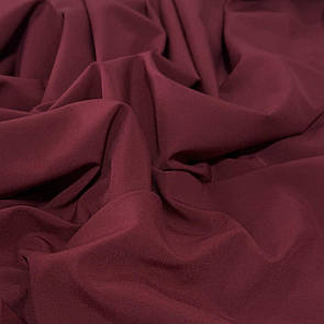 Софт стрейч однотонний Бордовий