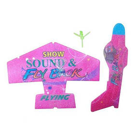 Іграшковий літачок, пінопласт (рожевий) [tsi265540-TSI]