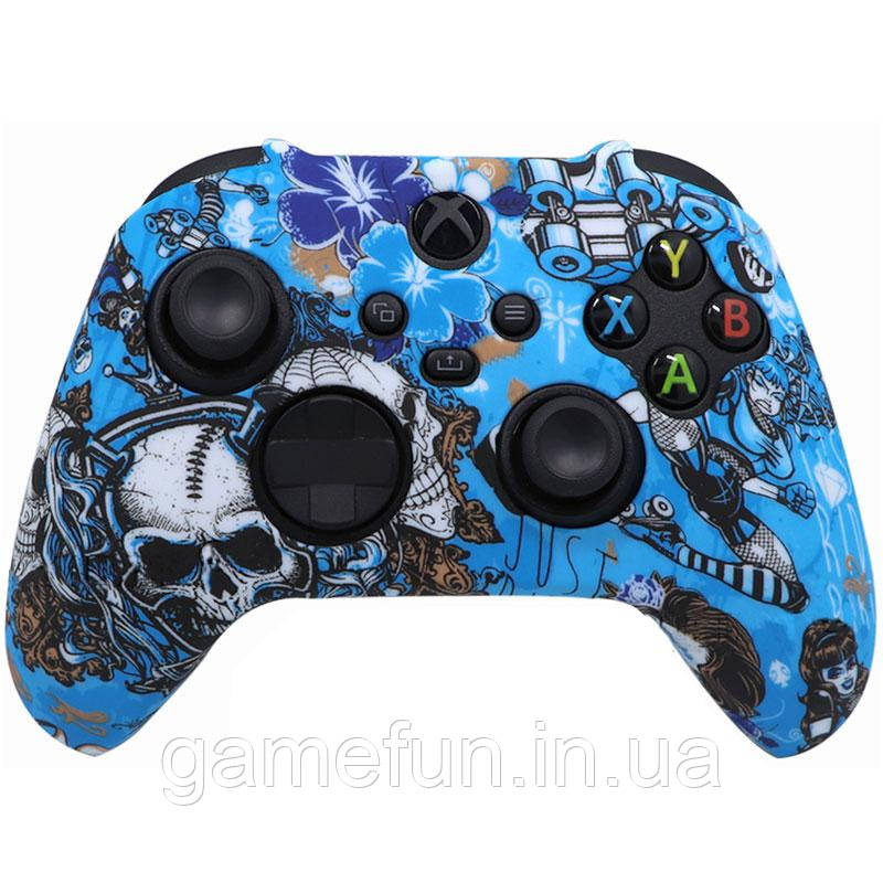 Силіконовий чохол для джойстика Xbox Series X / S (графіті Ride), фото 1