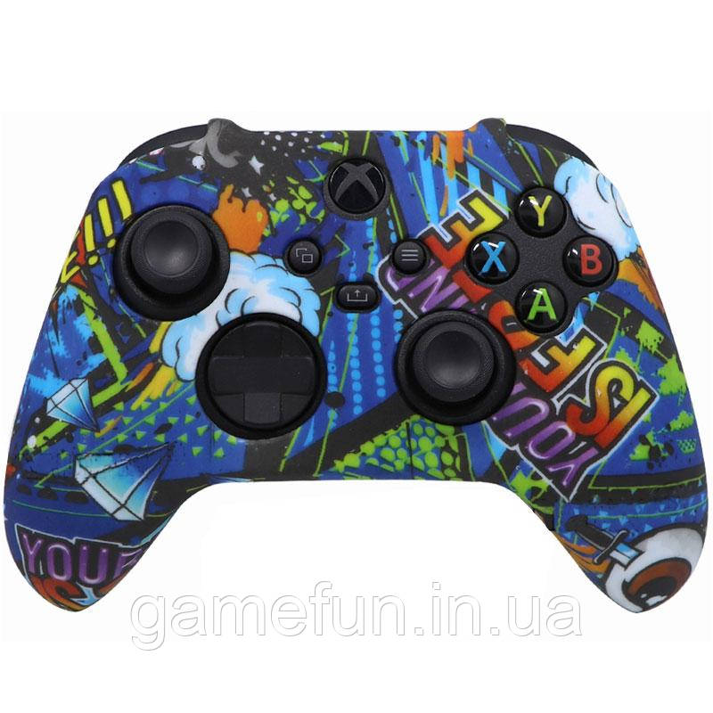 Силіконовий чохол для джойстика Xbox Series X / S (графіті music), фото 1