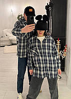 Женская рубашка в клетку