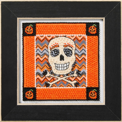 Набір для вишивки від Mill Hill Skull / Череп Debbie Mumm DM302512