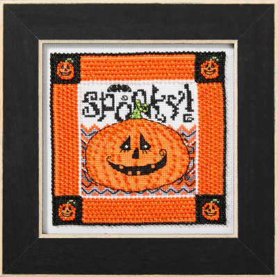 Набір для вишивки від Mill Hill Spooky Pumpkin / Моторошний гарбуз Debbie Mumm DM302513