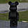 Дизайнерська іграшка Беарбрік 28 см чорний. Статуетка Bearbrick 400% Black. Bearbrick, фото 3