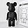 Дизайнерська іграшка Беарбрік 28 см чорний. Статуетка Bearbrick 400% Black. Bearbrick, фото 4