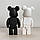 Статуетка Bearbrick 400% White 28 см. Іграшка дизайнерська Беарбрик білий. Bearbrick, фото 3