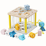 Іграшка шнурівка сортер Геометричні фігури від Obetty, фото 2