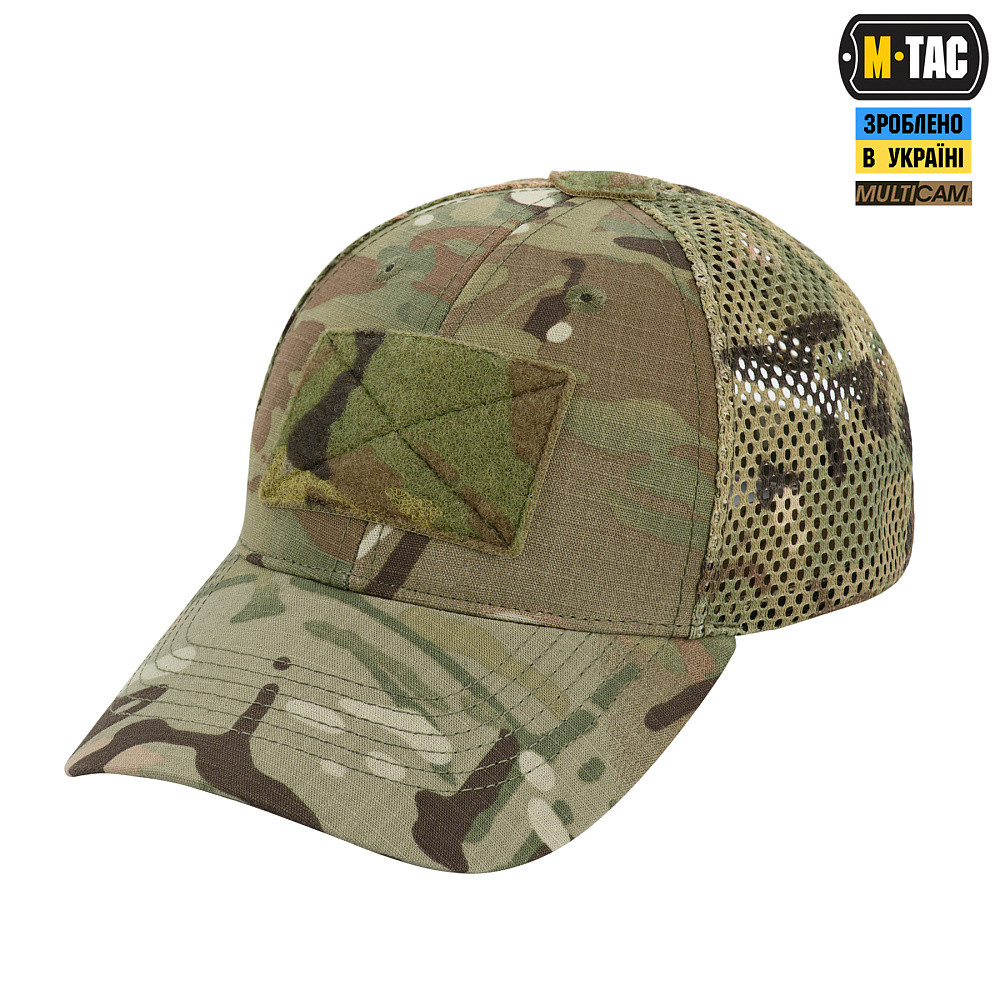 Бейсболка тактична з сіткою M-Tac Трійка NYCO Extreme Multicam
