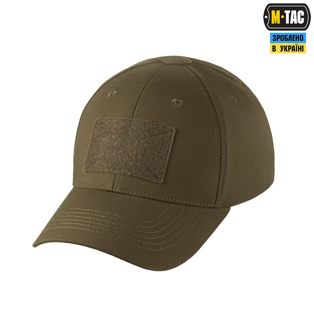 Бейсболка тактична M-Tac Elite Flex ріп-стоп Dark Olive