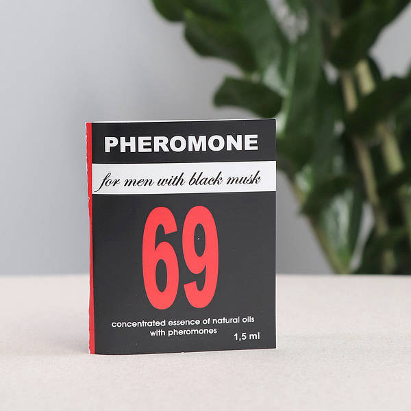Парфуми с феромонами для чоловіків без аромату pheromone 69 1.5мл, фото 1