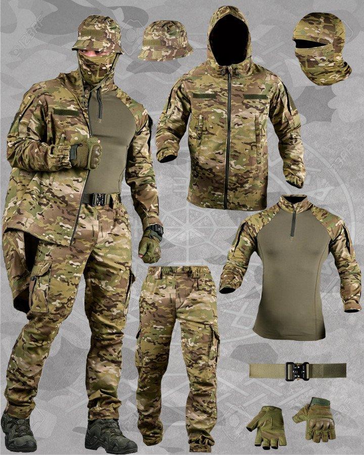 Літній польовий костюм PROJECT XEN 7в1 мультикам з аксесуарами ДЛ7081 ТМ, фото 1