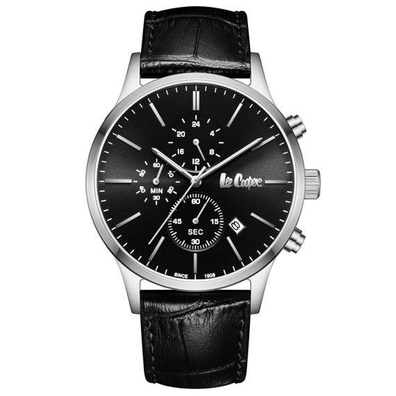 Годинник чоловічий наручний Lee Cooper Leather (Чорний)