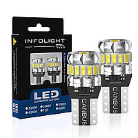 Комплект світлодіодних ламп Infolight T10 (w5w) Canbus White