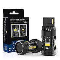 Комплект світлодіодних ламп Infolight T20, 7440 (w21w) Canbus Red