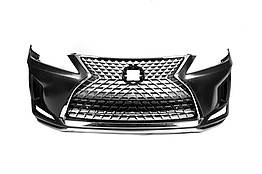 Передній бампер з решіткою для Lexus RX 2016-2022 рр. ABS-пластик