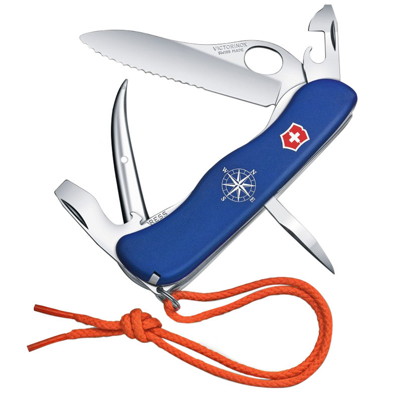 Ніж складний, мультитул Victorinox Skipper Pro (111 мм, 12 функцій), синій 0.8503.2, 4 шари, вага 183 гр, фото 1