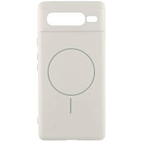 Чохол Silicone Cover Lakshmi Full Camera (AA) with MagFit для Google Pixel 7 Pro Білий / White