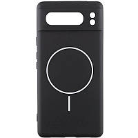 Чохол Silicone Cover Lakshmi Full Camera (AA) with MagFit для Google Pixel 8 Pro Чорний / Black