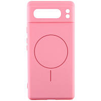 Чохол Silicone Cover Lakshmi Full Camera (AA) with MagFit для Google Pixel 8 Pro Рожевий / Light pink