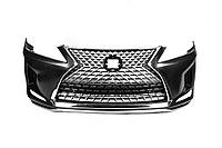 Передний бампер с решеткой (рестайлинг) для Lexus RX 2016-2022 гг