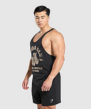 Майка спортивна GymShark Lifting Essential Stringer - Black XXL, фото 3