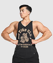 Майка спортивна GymShark Lifting Essential Stringer - Black XXL, фото 5