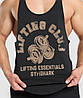 Майка спортивна GymShark Lifting Essential Stringer - Black XXL, фото 7