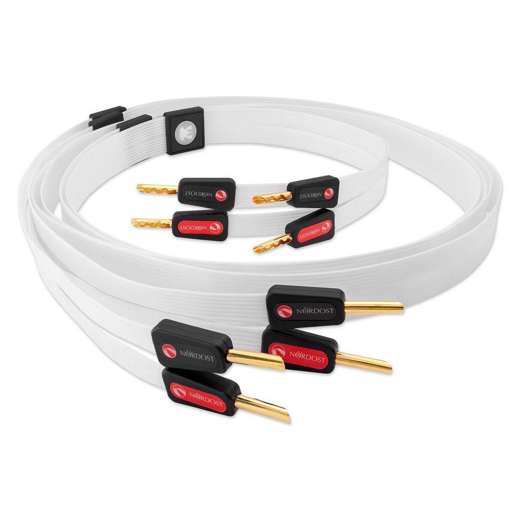 Кабель акустический Nordost White lightning 3 ,2x2.5m is terminated with low-mass Z plugs (art.246264)