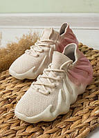 Бежеві кросівки з рожевим Navigator жіноче легке взуття на кожен день 36