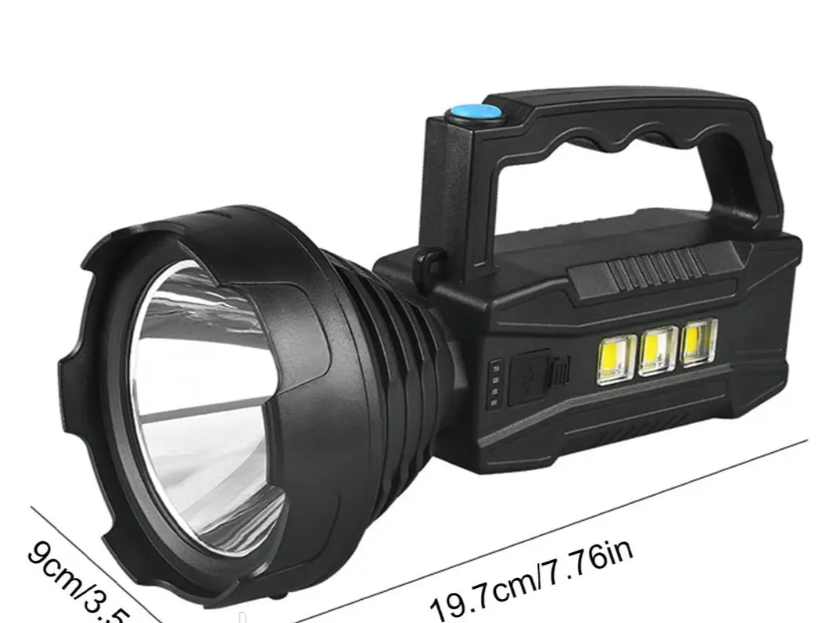 Ліхтар акумуляторний CX-8809 Multifunction Searchligh із сонячною панеллю / Ручний світлодіодний прожектор Лучшая цена, фото 1