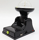 Дискошар з LED ліхтарем, на сонячній батареї, USB, 360 Energy 3888B/ Лампа — дискоду для дому Лучшая цена, фото 4