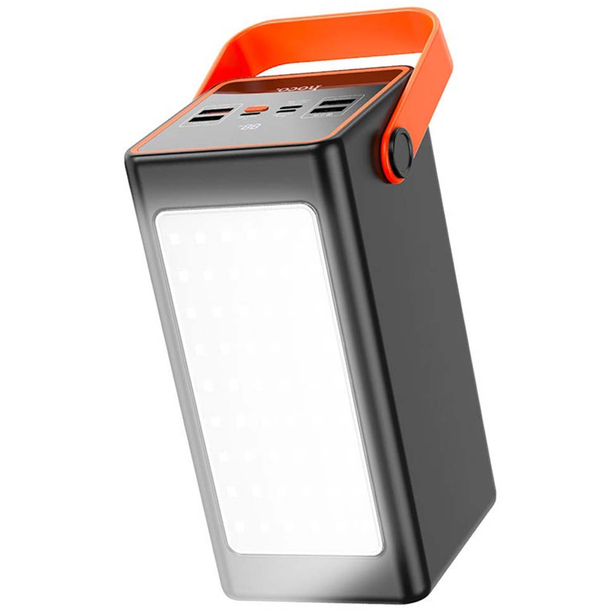 Портативний зарядний пристрій Power Bank з ліхтариком і функцією швидкого заряджання Hoco J107 90000 mAh Лучшая цена