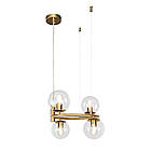 Декоративна люстра 7521011-4 BRZ+CL, фото 3