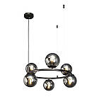 Сучасна підвісна люстра 7521011-6 BK+BK, фото 3
