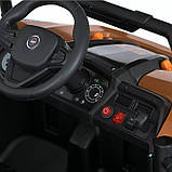 Електромобіль дитячий Bambi Racer Джип радіокерований жовтогарячим M 5811EBLR-17 (24V), фото 8