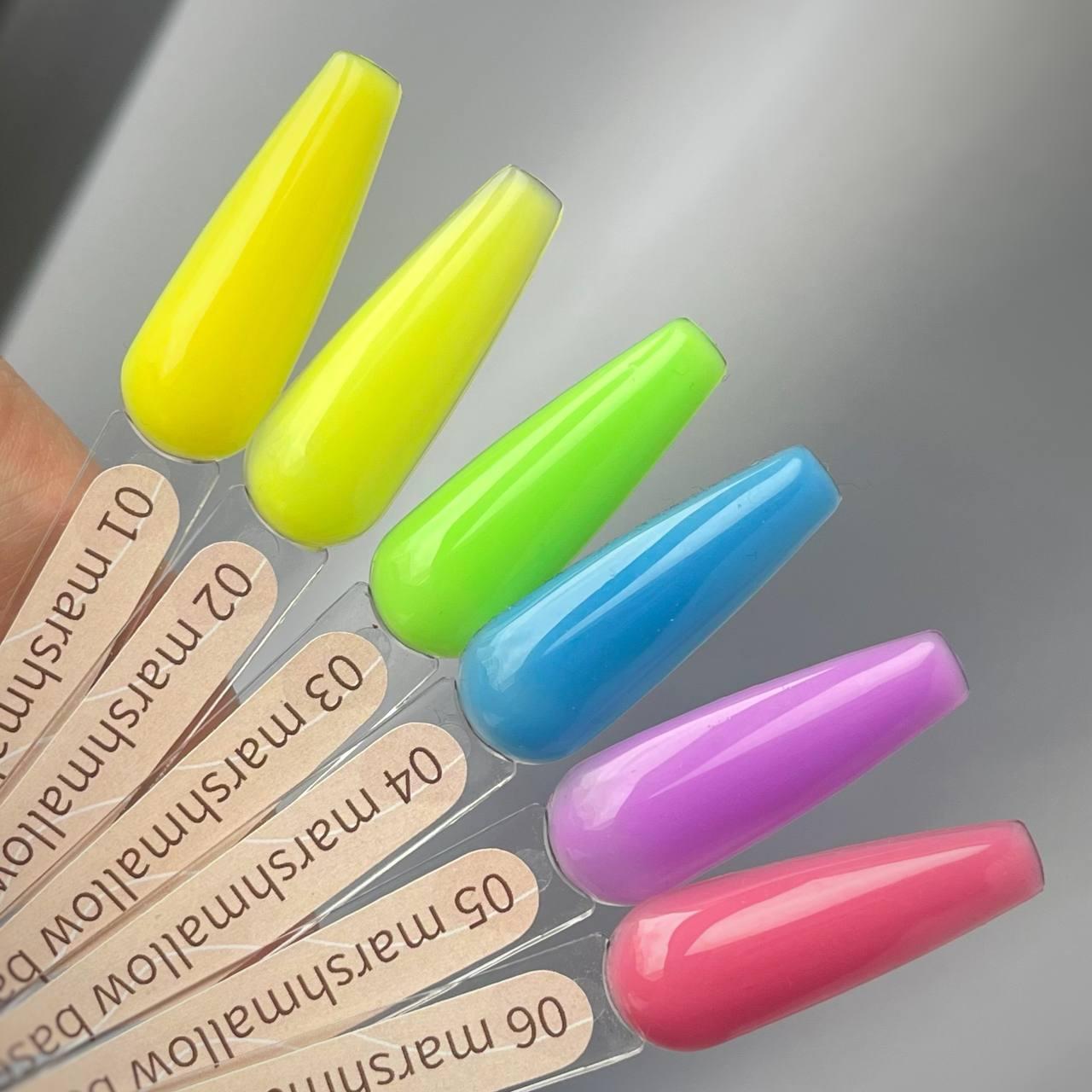 Кольорова рожева база  Marshmallow 06, НОВИНКА, фото 1