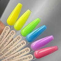 Кольорова лаймова база  Marshmallow 03, НОВИНКА