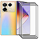 Захисне скло 3 шт CDK для Infinix Note 40 Pro/ Note 40 Pro+ | 3D Full Glue (018453) (black), фото 4
