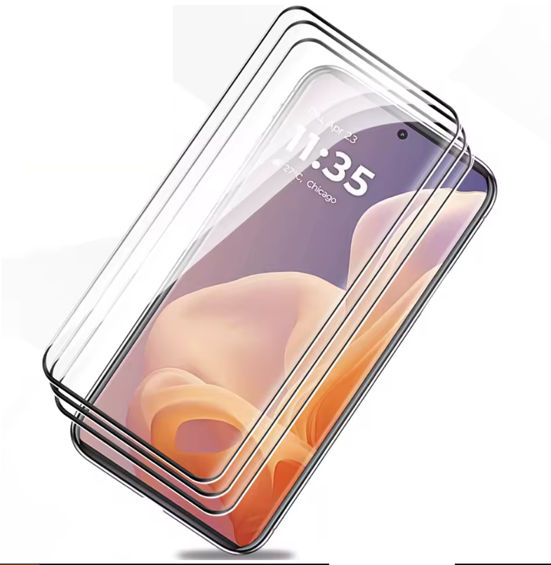 Захисне скло 3 шт CDK для Motorola Moto G85 | 3D Full Glue (018458) (black)